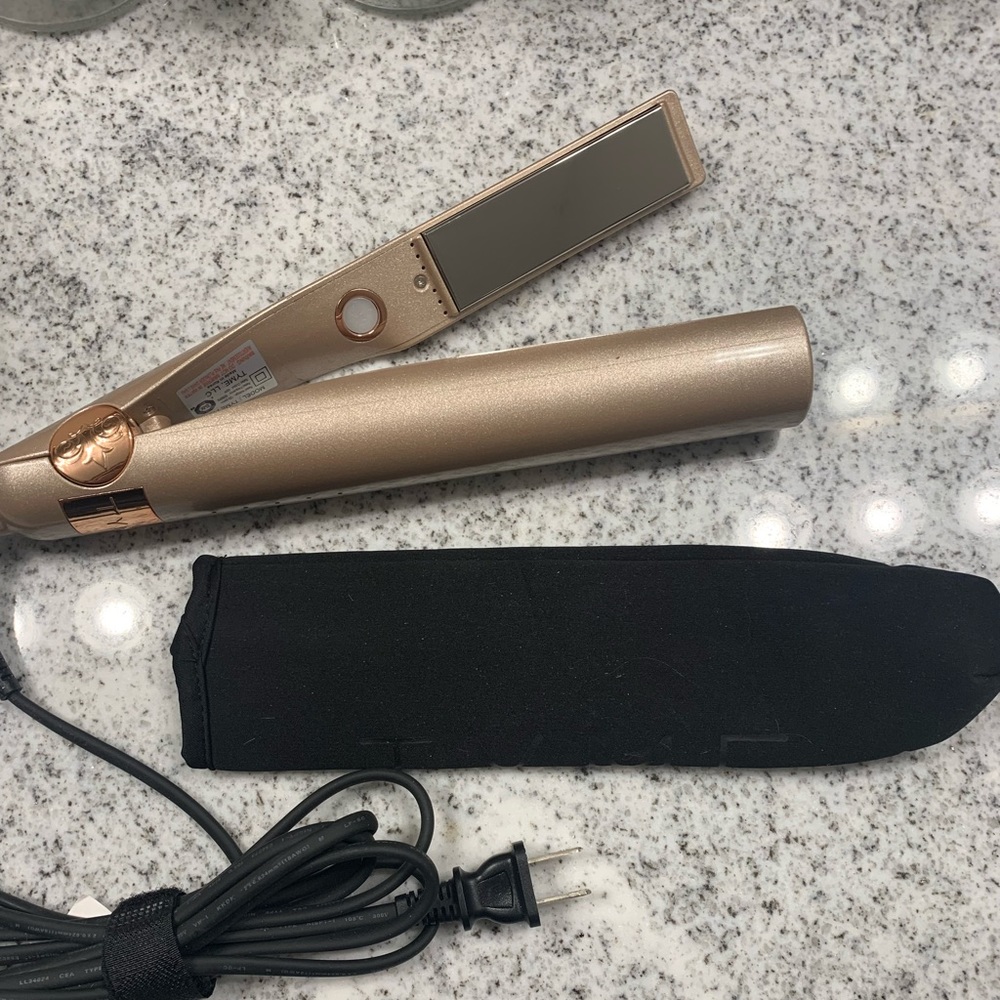 Tyme Titanium curling iron and flat iron